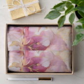 Roze Fuchsia Moderne Abstracte Lelies Tissuepapier (Geschenk)