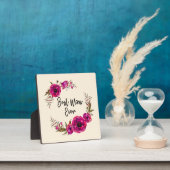 Roze Fuchsia Poppies Best Mam Ever - Moederdag Fotoplaat (Insitu)