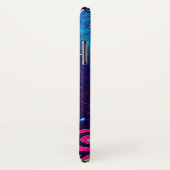 ROZE FUCHSIA TURQUOISE BLAUW ABSTRACTE DECO MONOGR Case-Mate iPhone CASE (Achterkant / rechts)