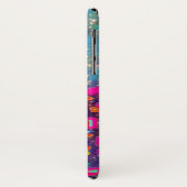 ROZE FUCHSIA TURQUOISE BLAUW ABSTRACTE DECO MONOGR Case-Mate iPhone CASE (Achterkant/links)