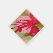 Roze Fuchsia waterverf bloemflorale decor Servetten (Hoek)