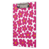 Roze Fun Bloempatroon Klembord (Links)