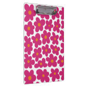 Roze Fun Bloempatroon Klembord (Rechts)