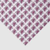 Roze Fun MEISJESKRACHT Moderne typografie Tissuepapier (Detail)