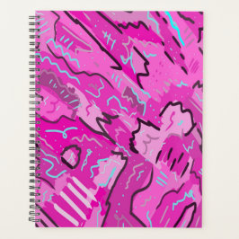 Roze! Fun met Abstracte kunst Planner