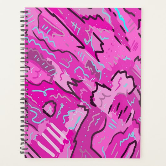 Roze! Fun met Abstracte kunst Planner (Voorkant)