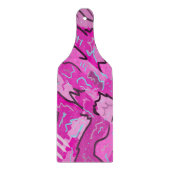 Roze! Fun met Abstracte kunst Snijplank (Voorkant)