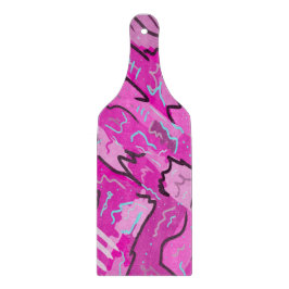 Roze! Fun met Abstracte kunst Snijplank
