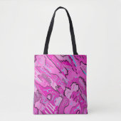 Roze! Fun met Abstracte kunst Tote Bag (Voorkant)
