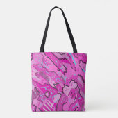 Roze! Fun met Abstracte kunst Tote Bag (Achterkant)