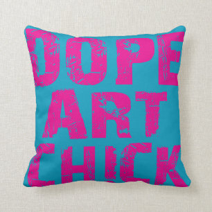 roze Funk Dope Art Chick Pillow Kussen