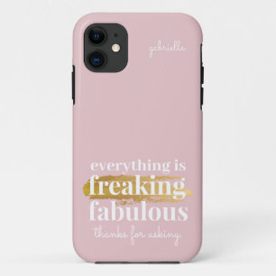 Roze Funny Sarcastic Quote Case-Mate iPhone Case