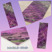 Roze Fuschia Paars en Groen Abstract Yoga Mat