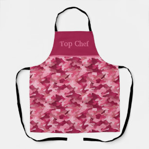 Roze Fusion Camo Elegantie Schort