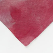 Roze Fusion Waterverf Art Fleece Deken (Hoek)