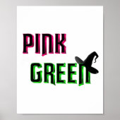 Roze gaat goed met groen poster (Voorkant)