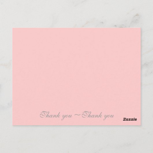 Roze gabbys 1... briefkaart (Achterkant)