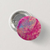 Roze Galaxy badge Ronde Button 3,2 Cm (Voorkant /achterkant)