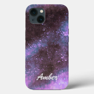 Roze Galaxy Glitters Abstract Persoonlijk Case-Mate iPhone Case