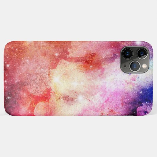 Roze Galaxy Hoesje-Mate iPhone Case (Achterkant (horizontaal))