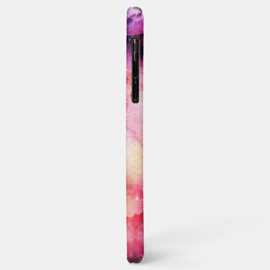 Roze Galaxy Hoesje-Mate iPhone Case (Achterkant/links)