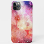 Roze Galaxy Hoesje-Mate iPhone Case (Achterkant)