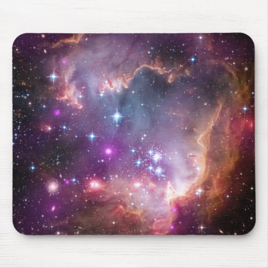 Roze galaxy Nebula Universe Supernova Stars Night Muismat (Voorkant)