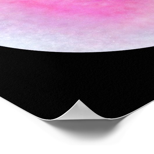 Roze Galaxy Orb – Roze en Wit Marmeren Print (Hoek)