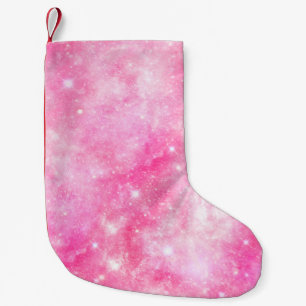 Roze Galaxy Universe Kleine Kerstsok