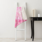 Roze Galaxy Universe Sherpa Deken (In situ)