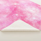 Roze Galaxy Universe Sherpa Deken (3/4)