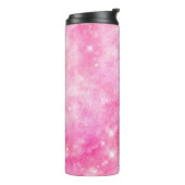 Roze Galaxy Universe Thermosbeker (Gedraaid links)