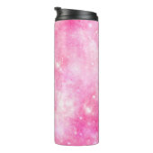 Roze Galaxy Universe Thermosbeker (Geroteerd rechts)