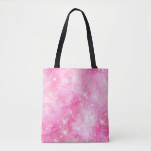 Roze Galaxy Universe Tote Bag