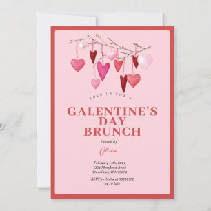 Roze Galentine's Meisjes Nachtballon van de Valent Kaart
