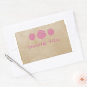 Roze gamer D20-desktop - Hartelijk dank, Stickers (Envelop)