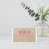 Roze gamer D20-dijkaart Plaatskaartje (Staand voorkant)