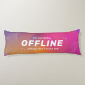 Roze Gamer Offline, Slapend Lichaamskussen (Achterkant)