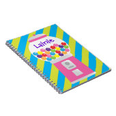 Roze gammaautomaat - Aangepaste laptop Notitieboek (Rechterzijde)