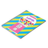 Roze gammaautomaat - Aangepaste laptop Notitieboek (Linkerzijde)