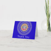 Roze Ganesha dankt u kaardt Bedankkaart (Voorkant)