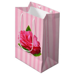 Roze Gardenia Medium Cadeauzakje