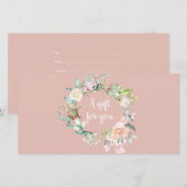 Roze Garland Roze Zakelijk Giftcertificaat (Voorkant / Achterkant)