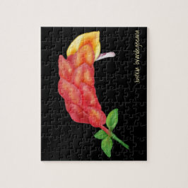 Roze garnaal Plant Vloerillustratie Legpuzzel