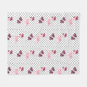 roze garza fleece deken (Voorkant (Horizontaal))
