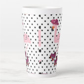 roze garza latte mok (Voorkant)