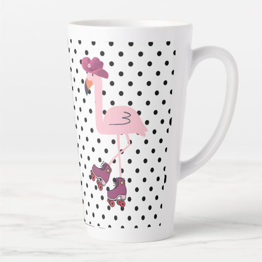 roze garza latte mok (Rechts)