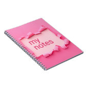 Roze gat spiraal My Notes notitieboek (Rechterzijde)