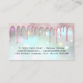 Roze gebak druppel | Whisk | Baker Visitekaartje (Achterkant)