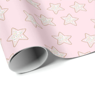 Roze Gebakjes Met Strooisel Cadeaupapier